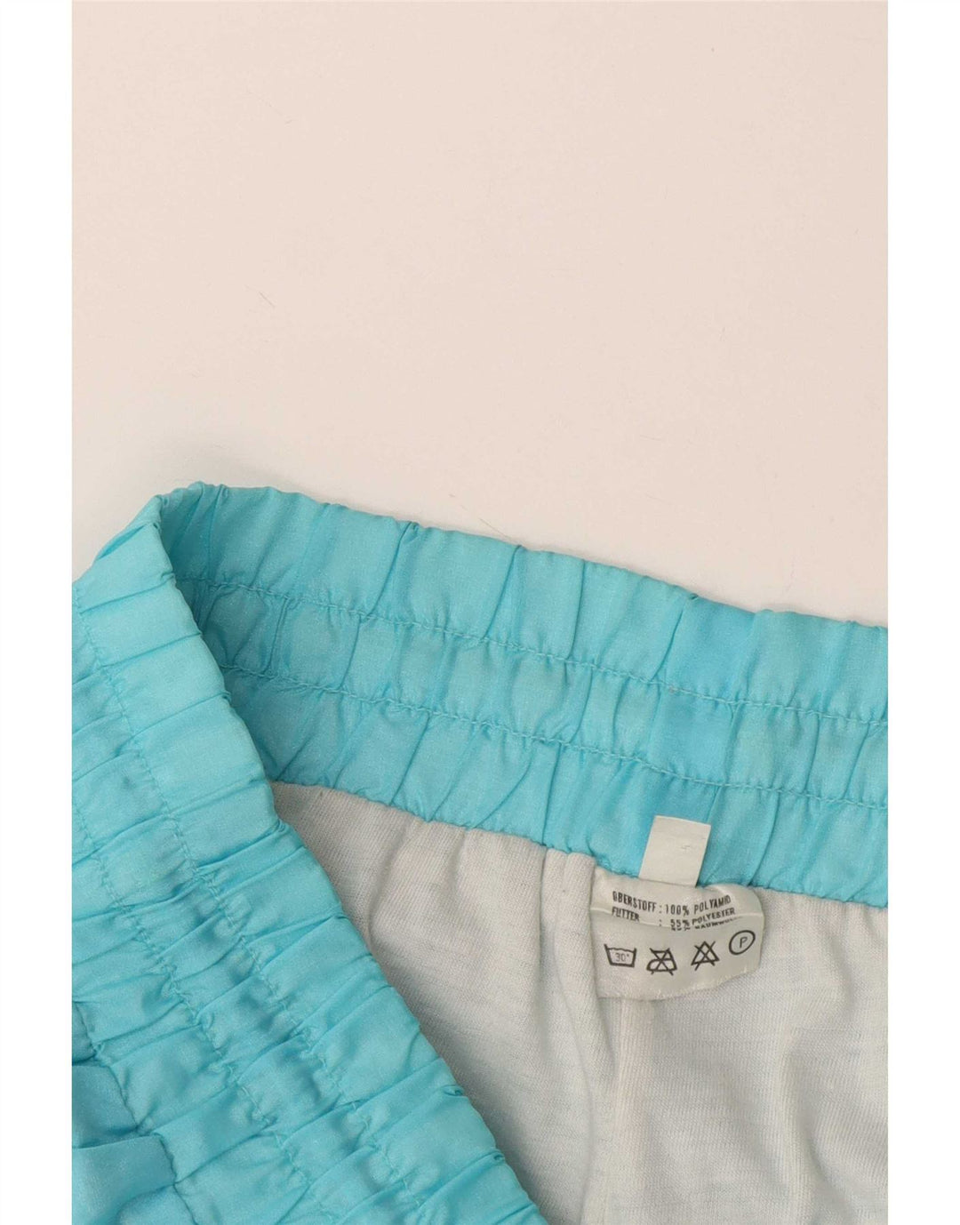 Damskie spodnie dresowe w stylu vintage 2XL Niebieski poliamid z blokami kolorów