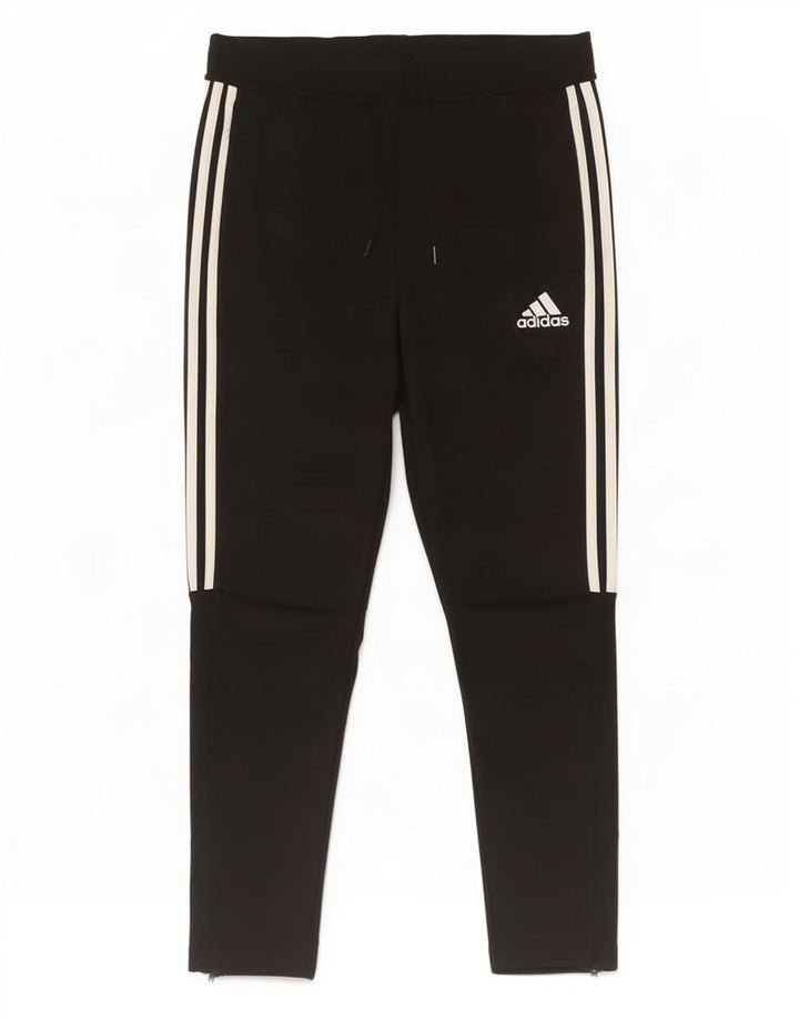 Męskie spodnie dresowe Adidas Aeroready, duże, czarne, poliestrowe