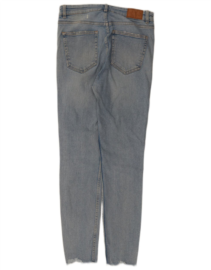 Damskie jeansy rurkowe Zara w trudnej sytuacji EU 40 Medium W30 L27 Niebieskie