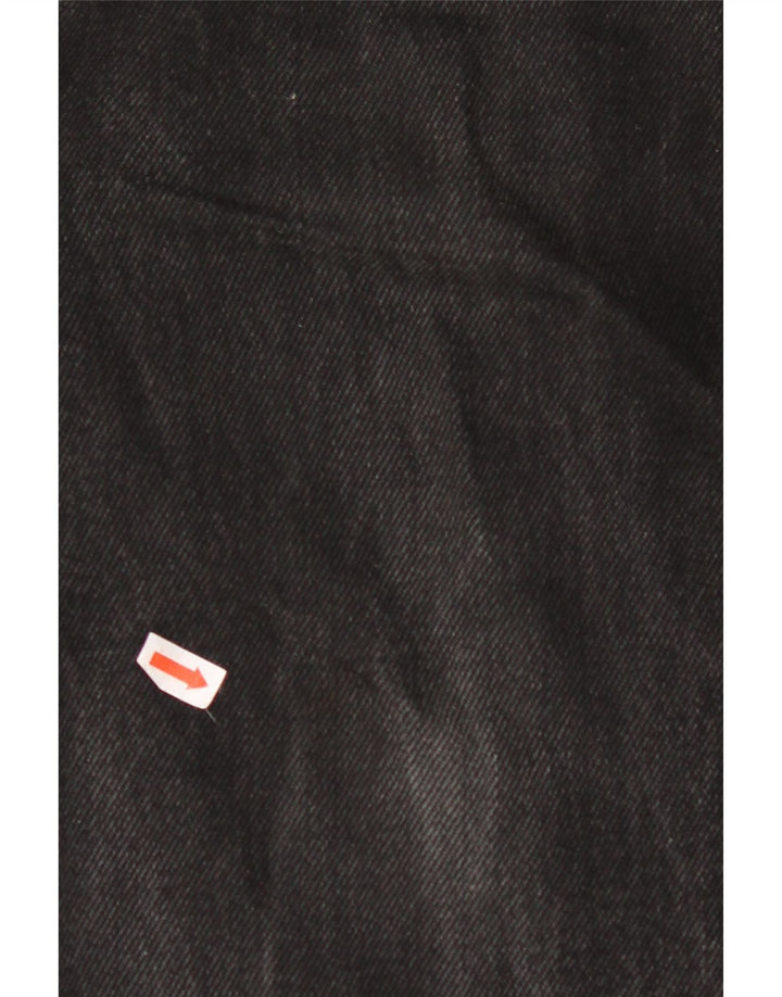 WRANGLER Mens Regular Straight Jeans W40 L29 Black Cotton