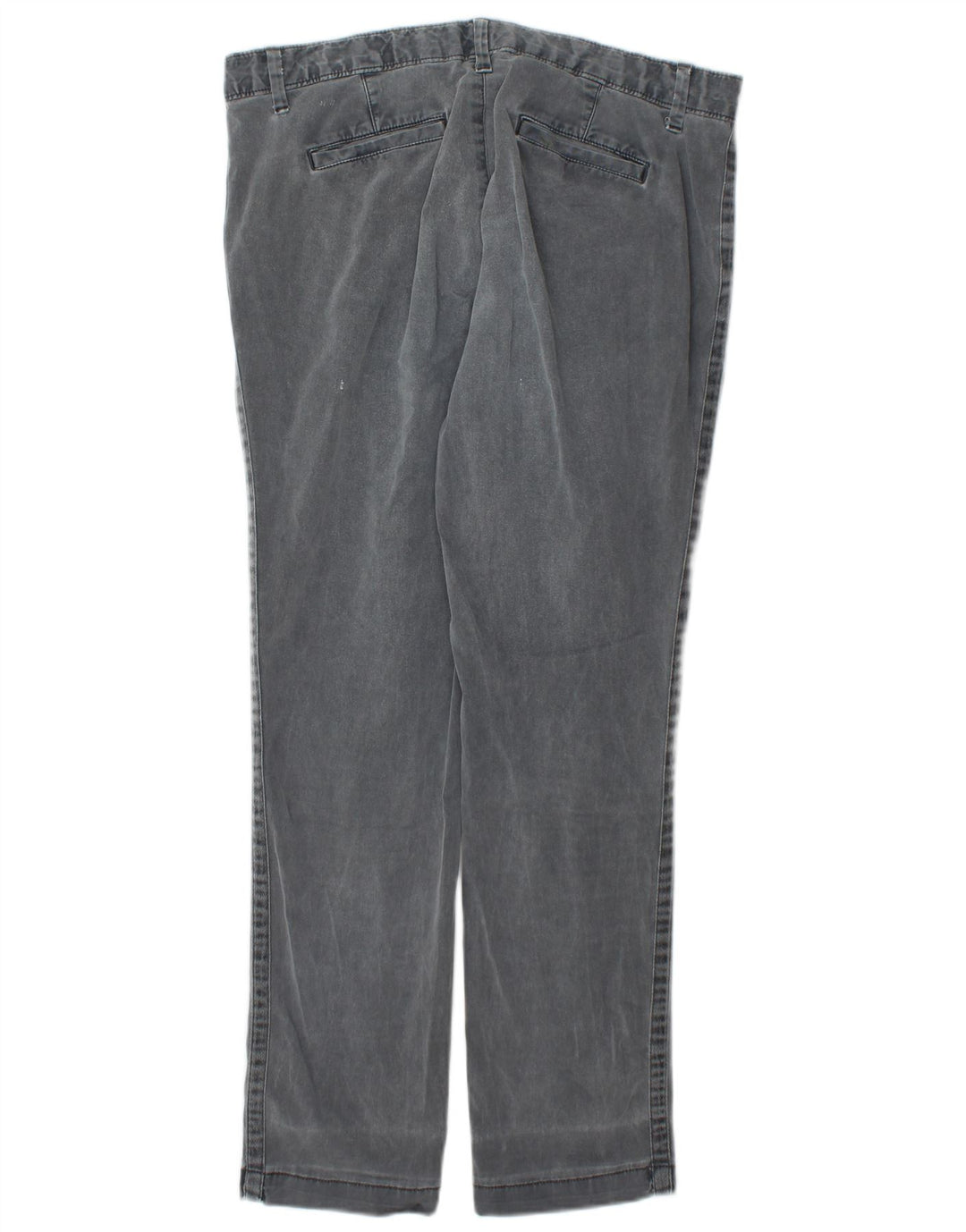Damskie proste spodnie chino Gap US 8 Medium W30 L27 Szara bawełna