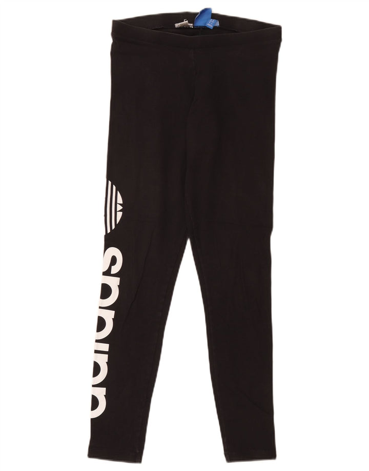 Damskie legginsy Adidas Graphic UK 10 Small Black