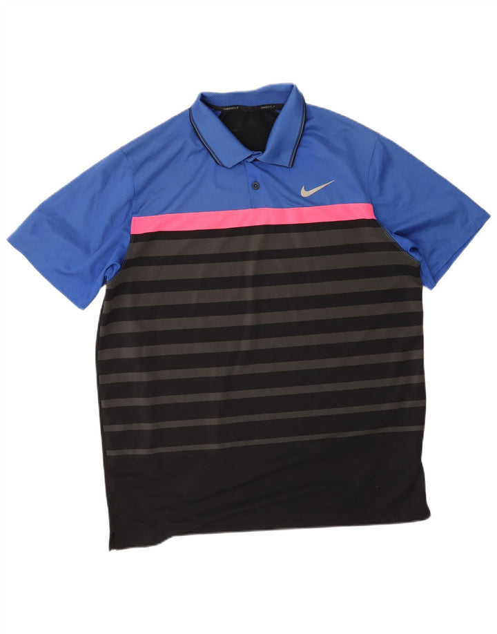 Męska koszulka polo Nike w duże, wielokolorowe paski