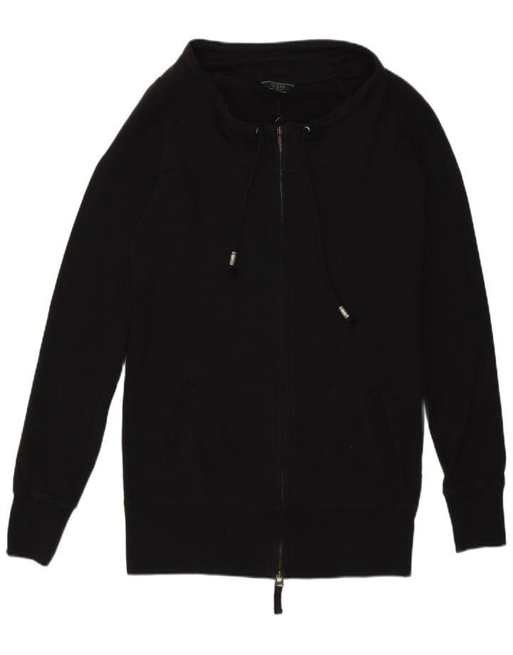 Damska kurtka dresowa Guess Graphic UK 14, średnia czarna