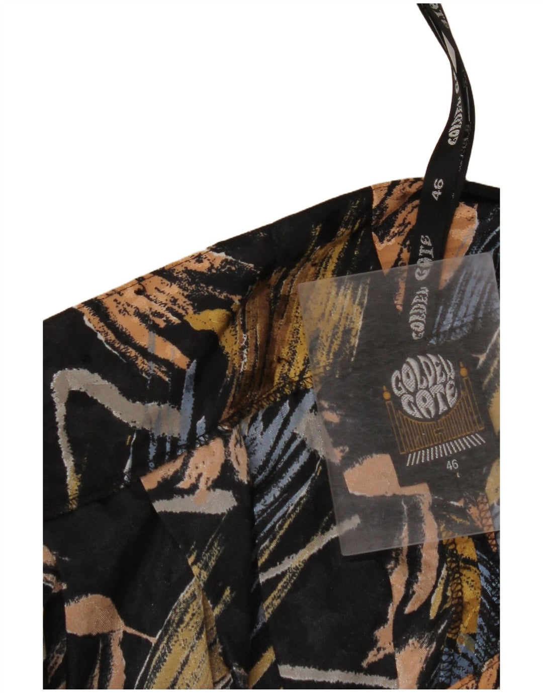 Damskie krótkie spodnie z wysokim stanem GOLDEN GATE EU 46 XL W34 L20 Czarne