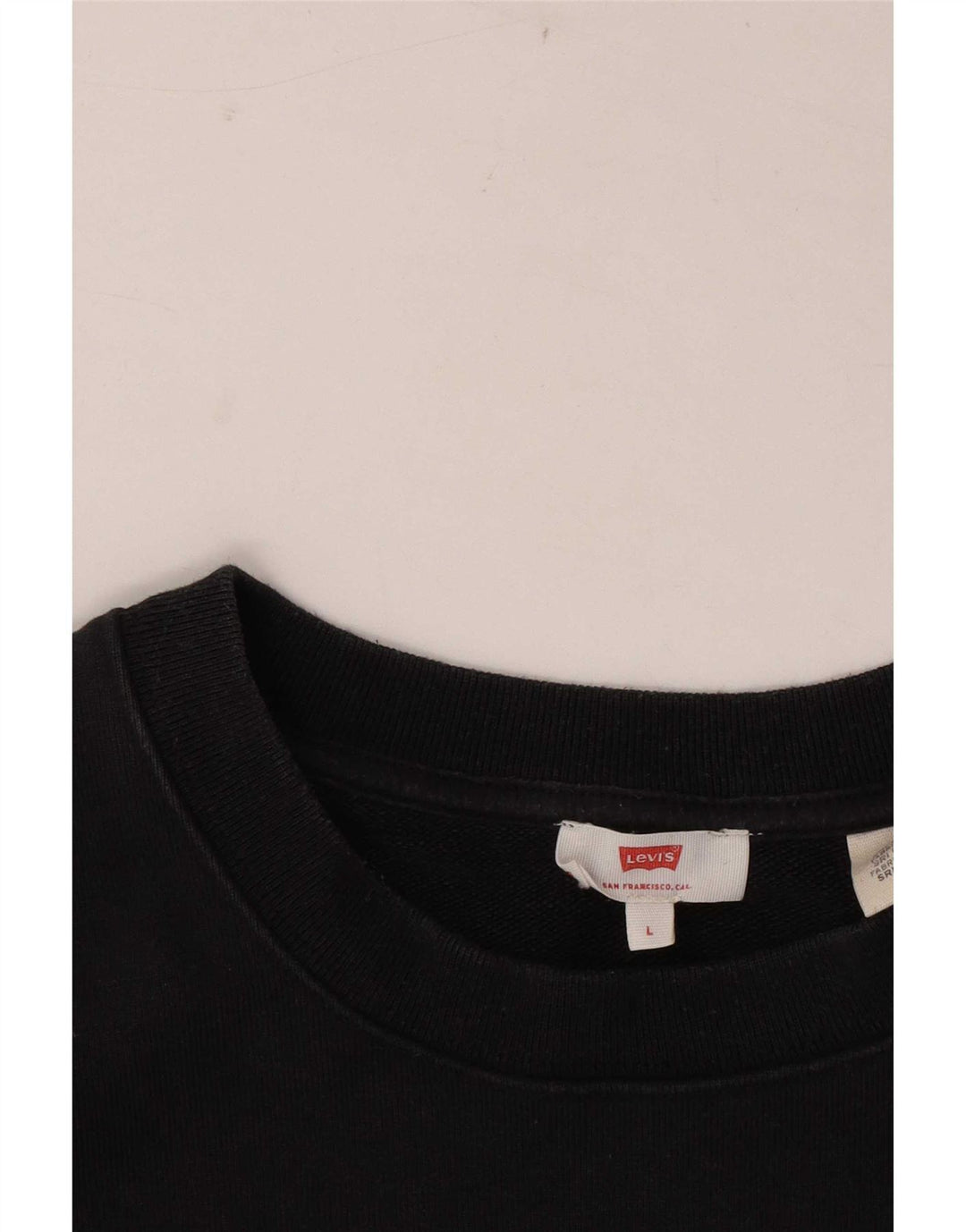 Damska bluza Levi's Crop Oversize UK 16, duże szare paski
