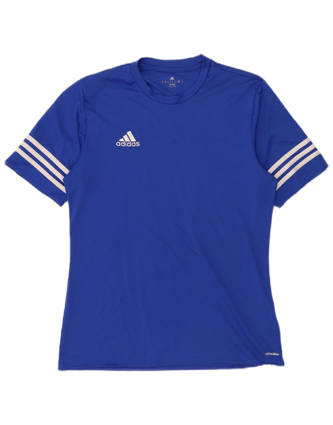 Adidas Męska koszulka Climalite Top, średni niebieski poliester