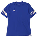 Adidas Męska koszulka Climalite Top, średni niebieski poliester