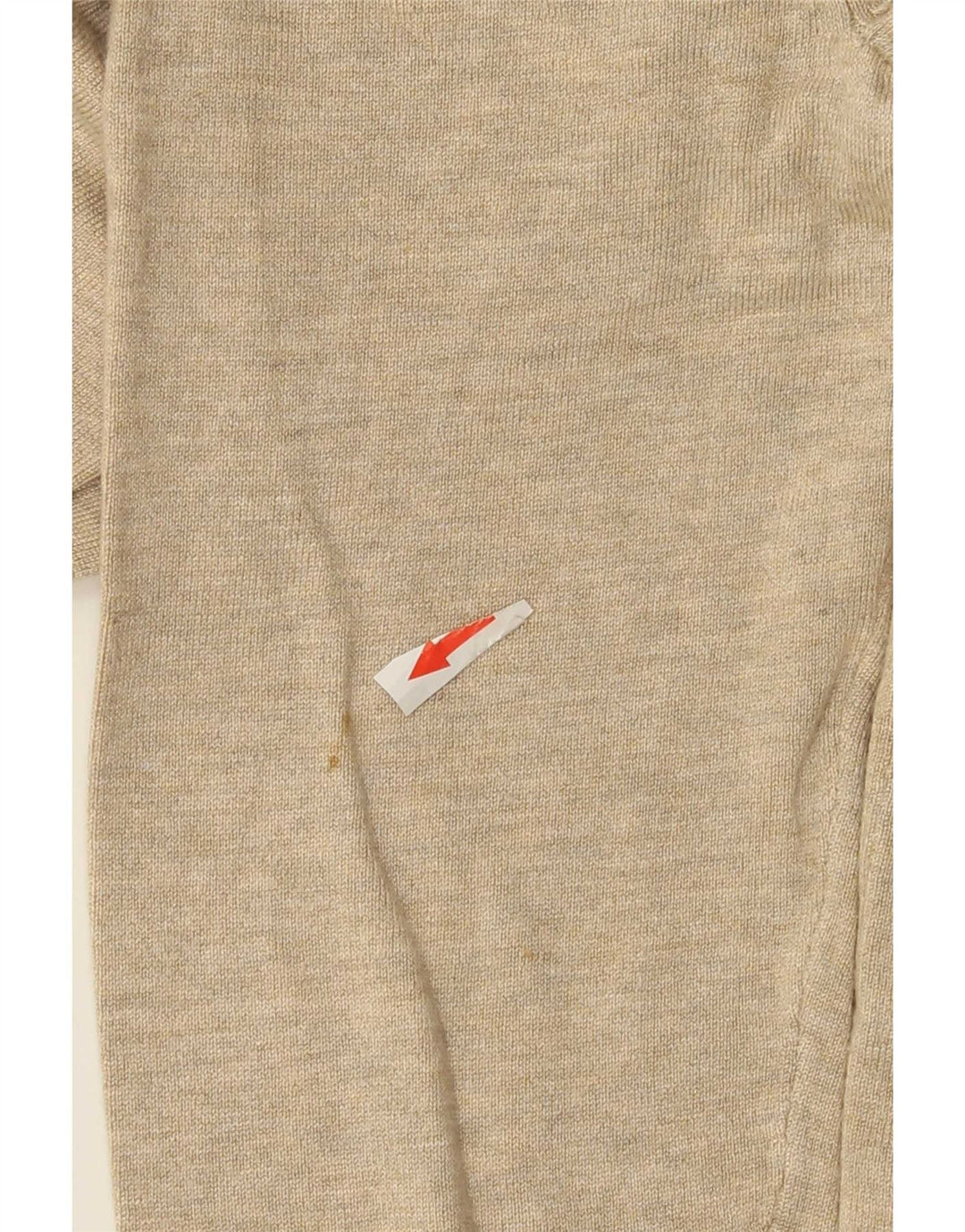 Męski sweter Zara w kolorze średniego beżu z plamkami