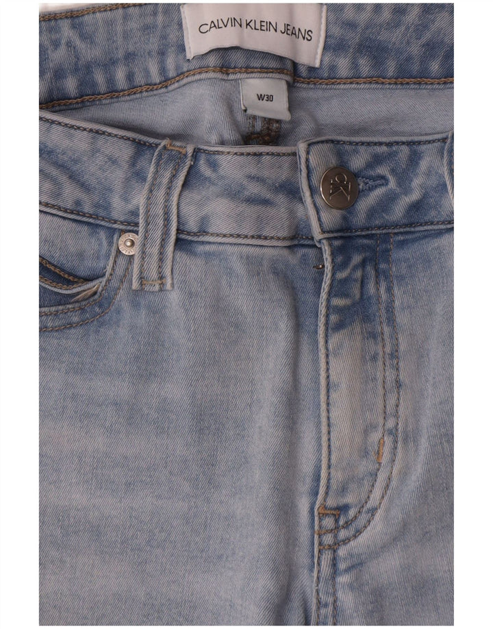 Damskie dżinsy Calvin Klein W30 L27 Niebieskie bawełniane