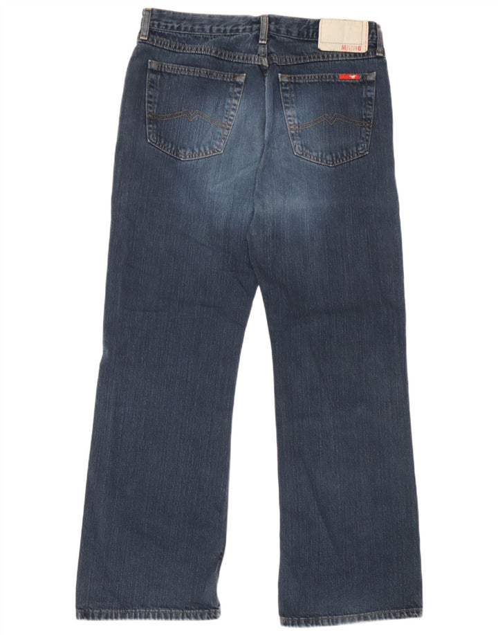 Męskie dżinsy Bootcut Mustang W34 L32 Niebieskie bawełniane