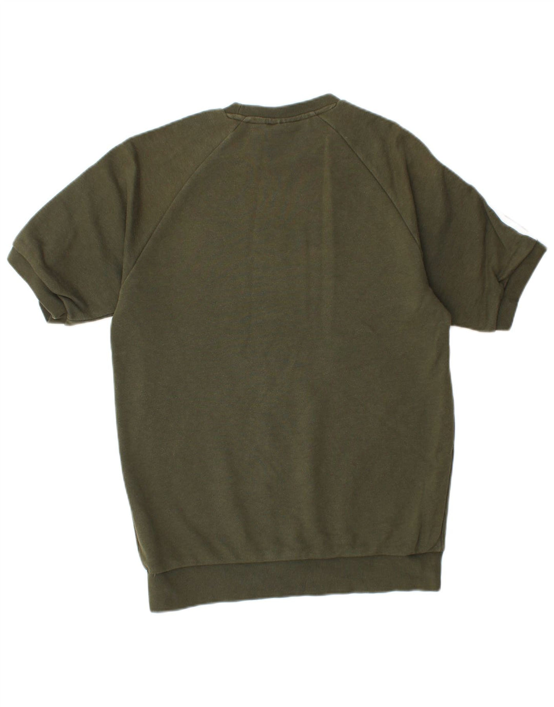 T-shirt męski ADIDAS, mały, bawełniany khaki