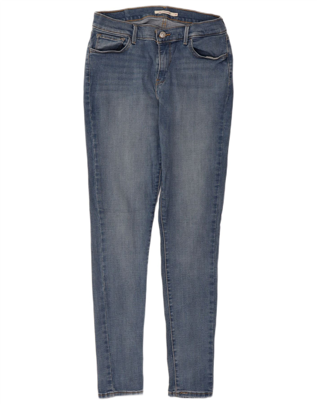 Damskie jeansy LEVI'S 710 Super Skinny W32 L32 Niebieskie bawełniane