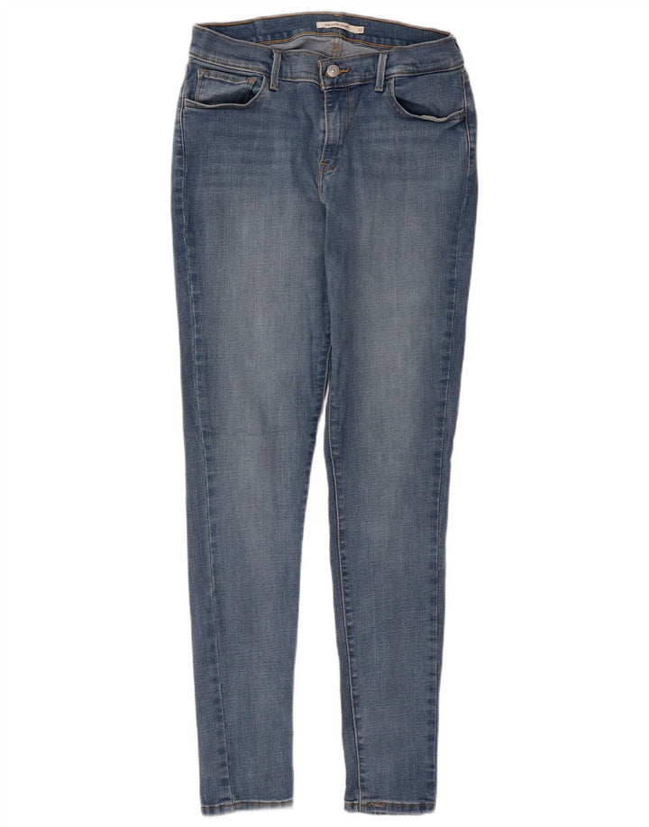 Damskie jeansy LEVI'S 710 Super Skinny W32 L32 Niebieskie bawełniane