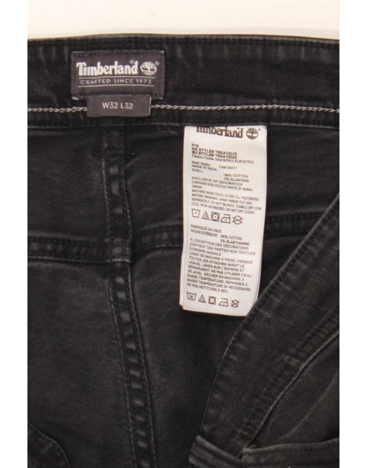 Męskie jeansy slim fit Timberland W32 L32 Czarna bawełna