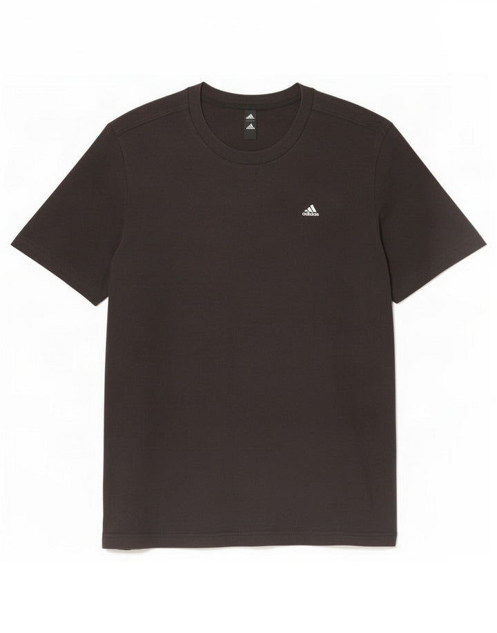 Adidas Męski T-shirt Top Średni Czarny Bawełniany