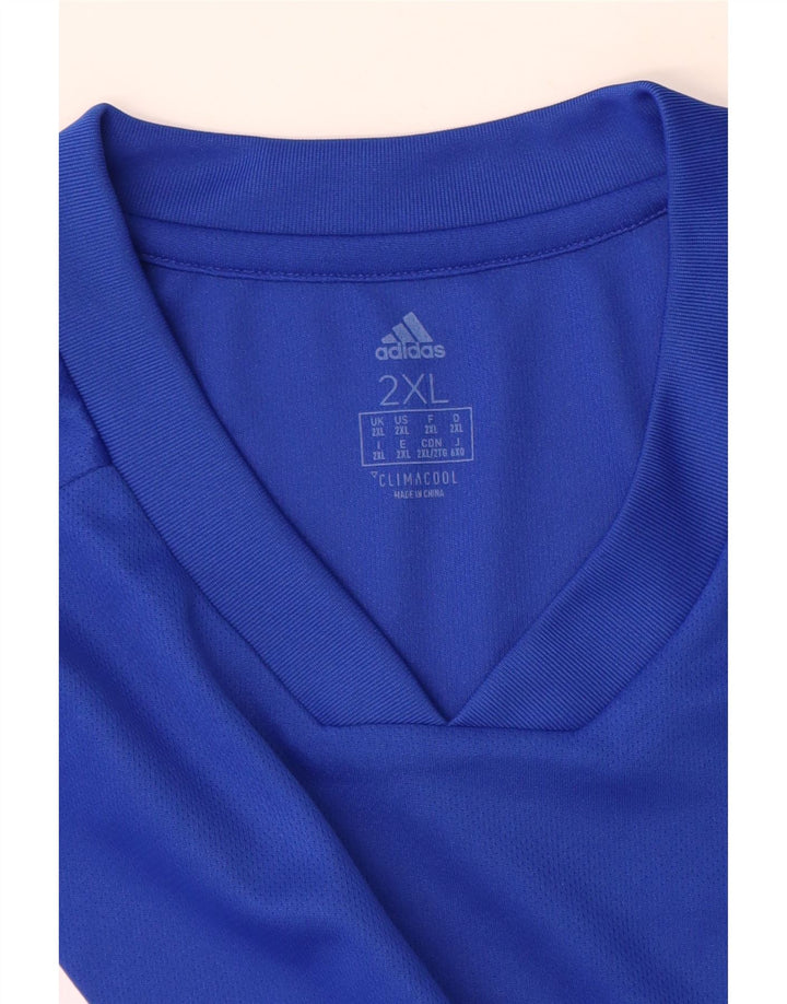 Adidas Męska koszulka Climacool Top 2XL w kolorze niebieskim