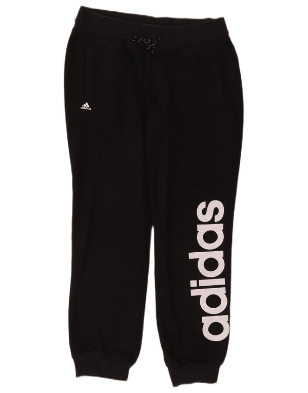 Damskie spodnie dresowe ADIDAS Graphic Joggers UK 12/14 Średnia czerń