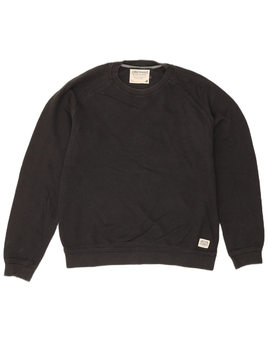 Męski sweter Jack & Jones, duży, czarny, bawełniany