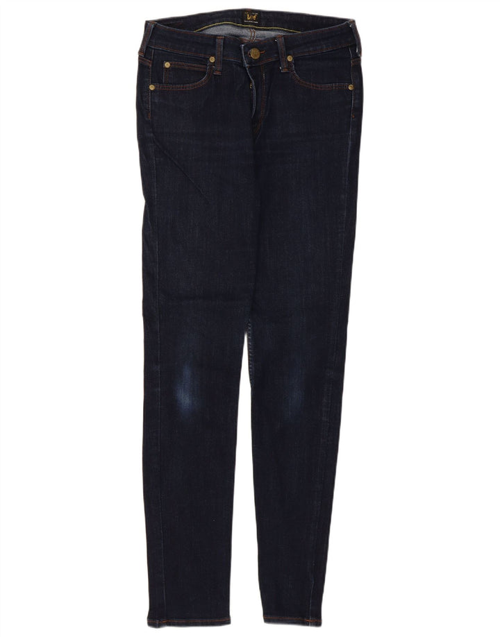 Damskie jeansy Lee Skinny W30 L30 granatowe
