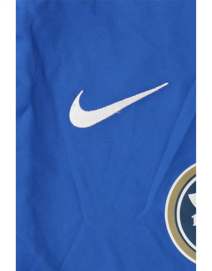 Męski T-shirt NIKE Dri Fit z grafiką, duży, niebieski, poliester
