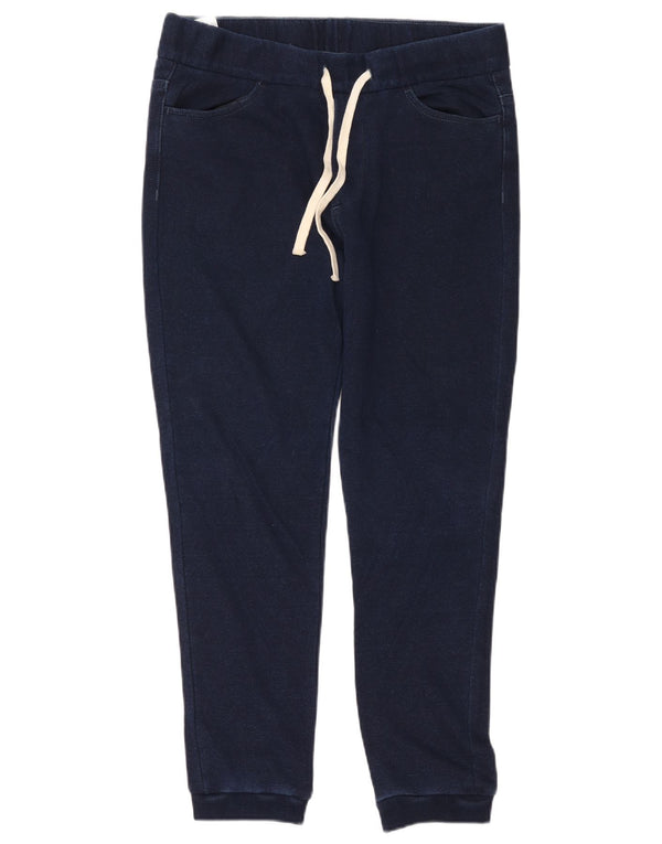 Męskie spodnie joggery Benetton IT 48 Medium W34 L27 Granatowa bawełna