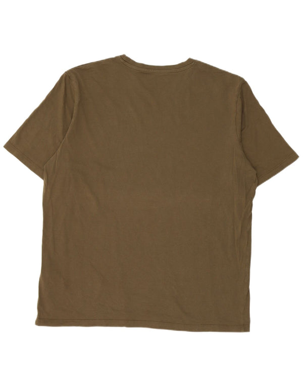T-shirt męski Jack & Jones, bawełniany, XL, khaki