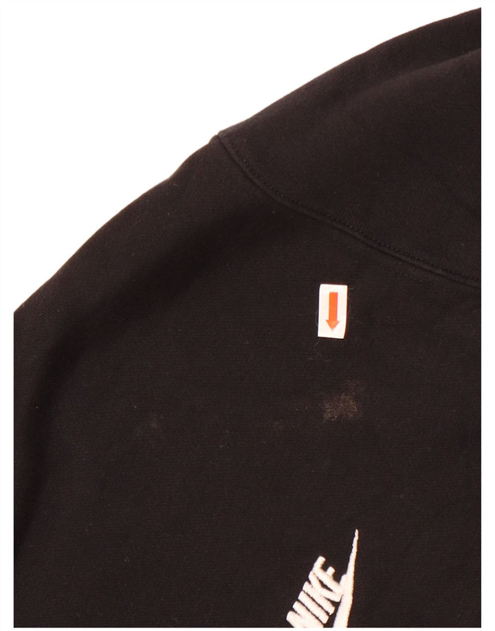 Męski sweter z kapturem Nike, duży, czarny, bawełniany