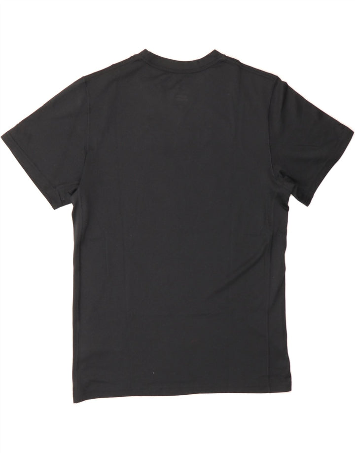 NIKE Mens Dri Fit Graphic T-Shirt Top Small Black Polyester Vintage Nike and Second-Hand Nike from Messina Hembry 