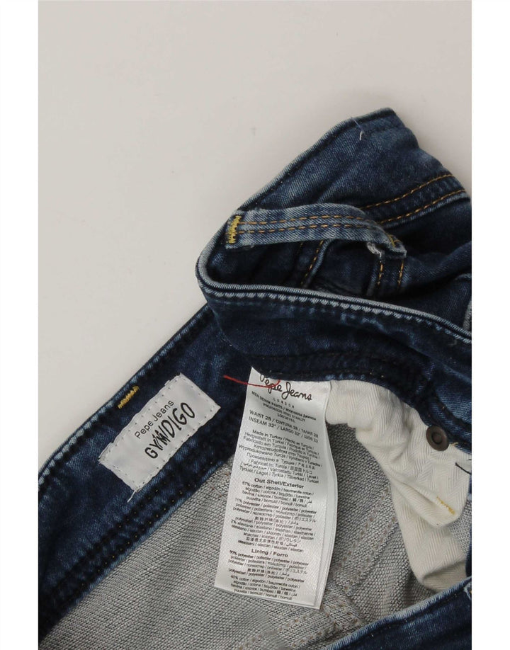 PEPE Jeansy Damskie Slim W28 L28 Niebieskie Bawełniane