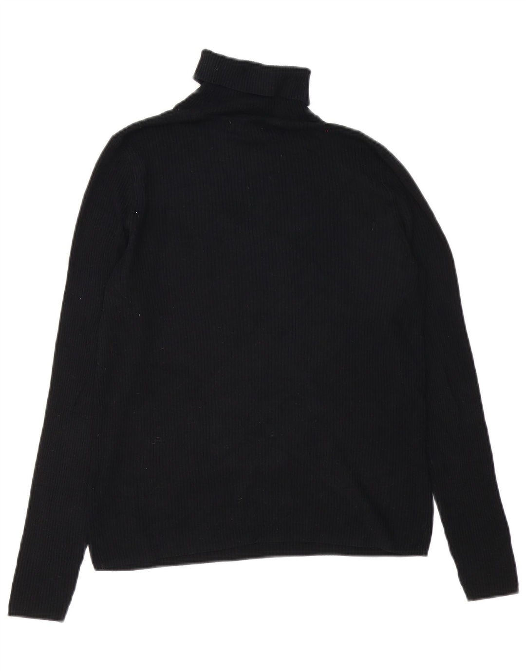 Marks & Spencer Damski sweter z golfem UK 14 Średni czarny wiskoza