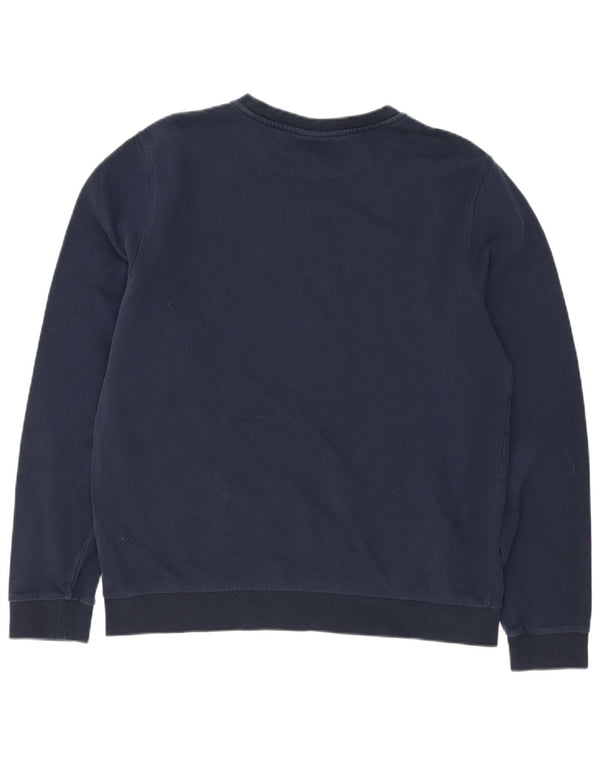 Męska bluza z grafiką Calvin Klein XL, granatowa, bawełniana