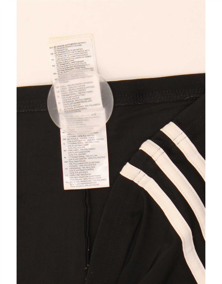 Damskie spodenki sportowe Adidas UK 14 Średni czarny nylon
