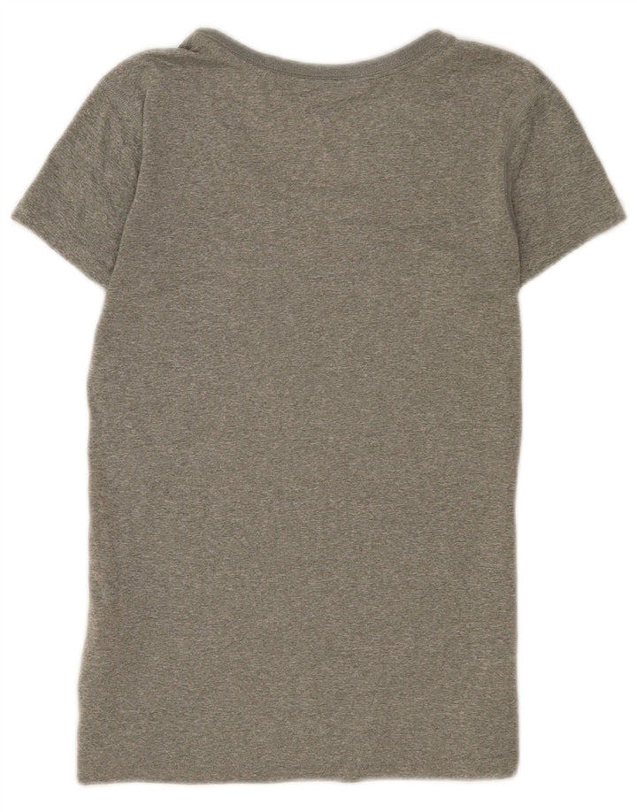 T-shirt damski Nike Top UK 10, mały, szary, nakrapiany poliester