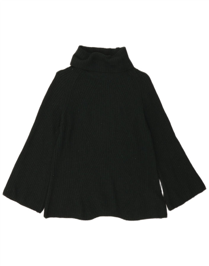 Sweter damski Massimo Dutti z wywijanym dekoltem UK 10 Small Green Wełna