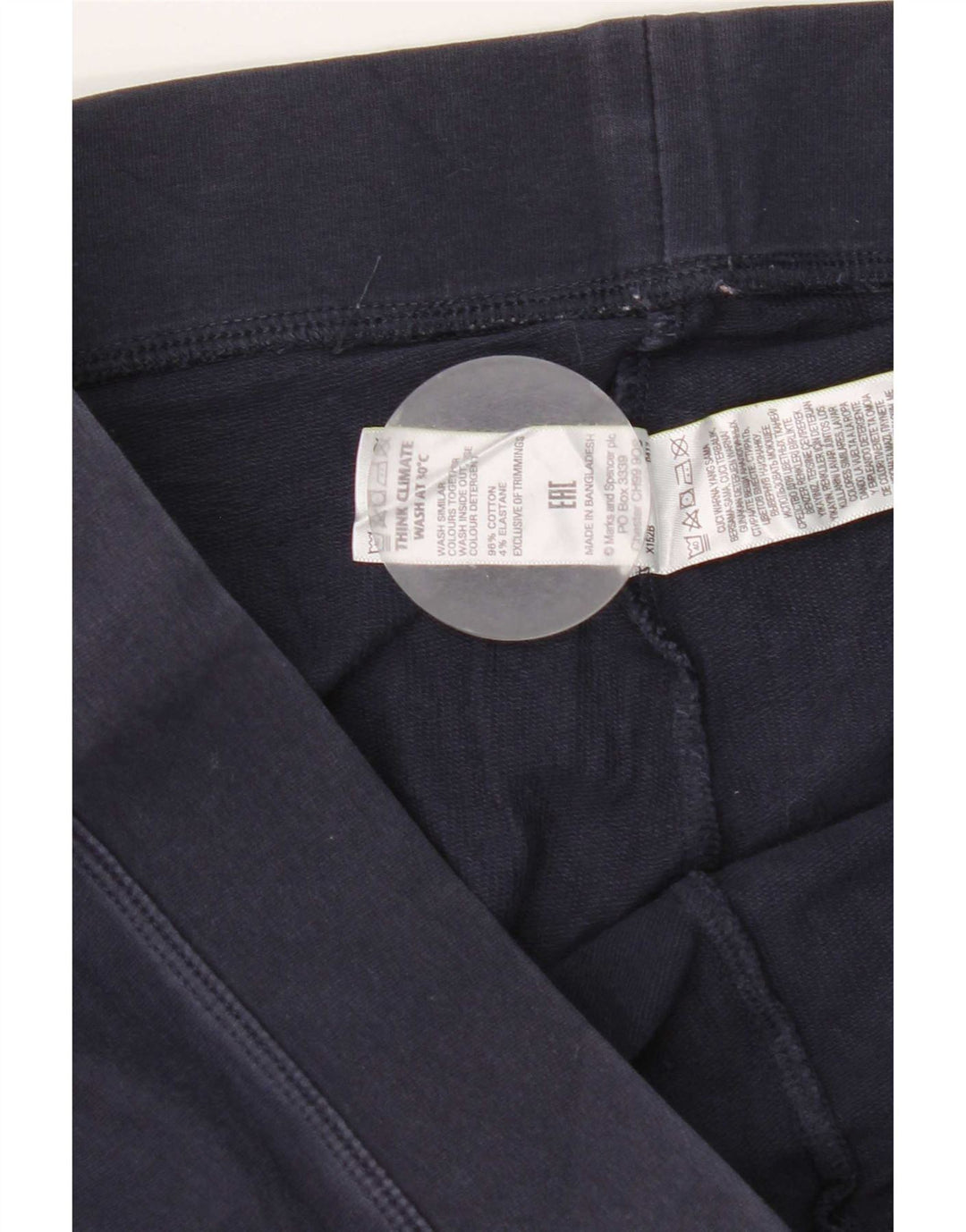 Legginsy damskie Marks & Spencer UK 16, duże, granatowe, bawełniane