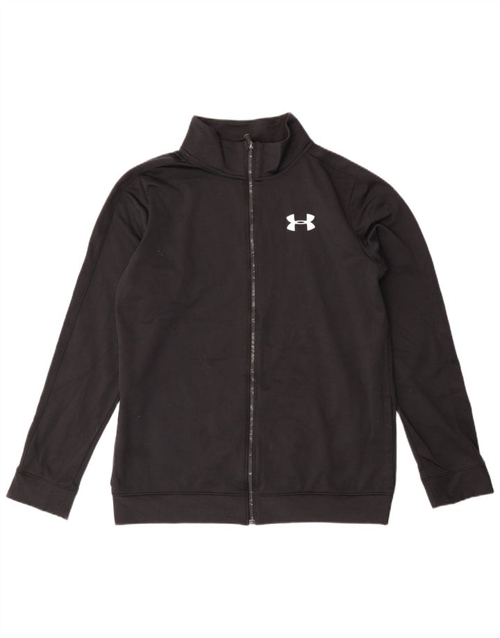Kurtka dresowa chłopięca Under Armour 13-14 lat XL, czarna, poliestrowa