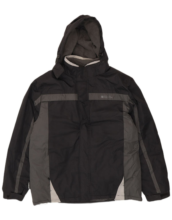 Męska kurtka narciarska z kapturem Mountain Warehouse UK 42 XL w kolorze czarnym