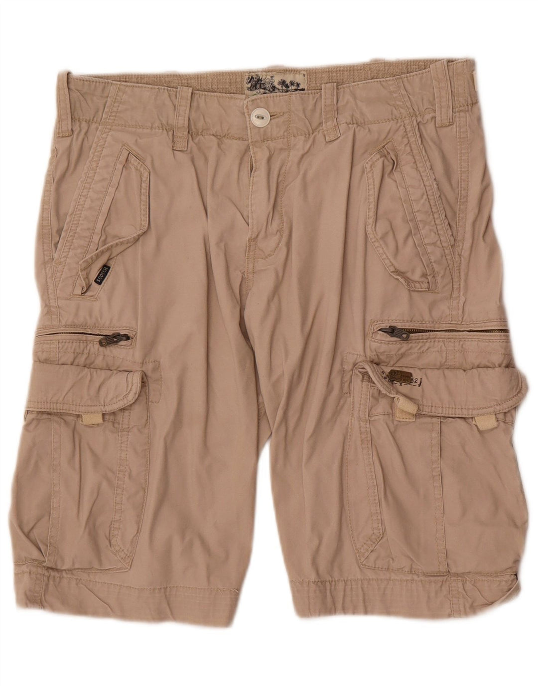 Męskie spodenki cargo Scotch & Soda W32 Średni beż, bawełna
