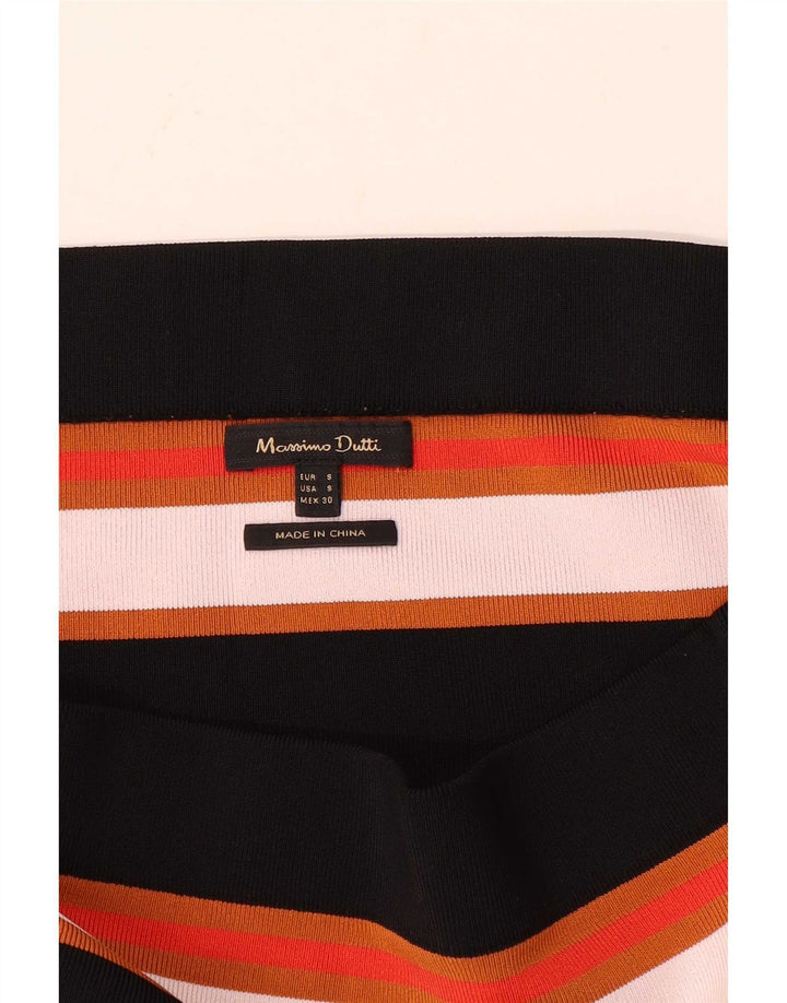 Damski top Massimo Dutti z odkrytymi ramionami, UK 8, w małe wielokolorowe paski