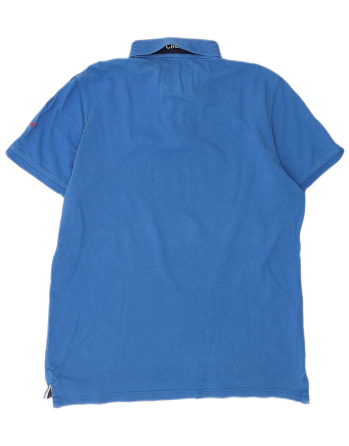 Męska koszulka polo Crew Clothing, duża, niebieska, bawełniana