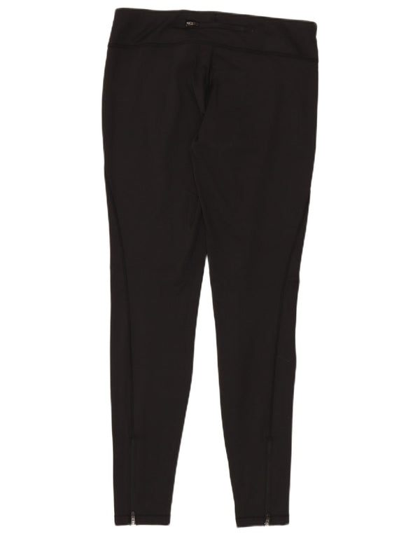 Legginsy damskie Asics UK 14, duże, czarne, sportowe z poliestru