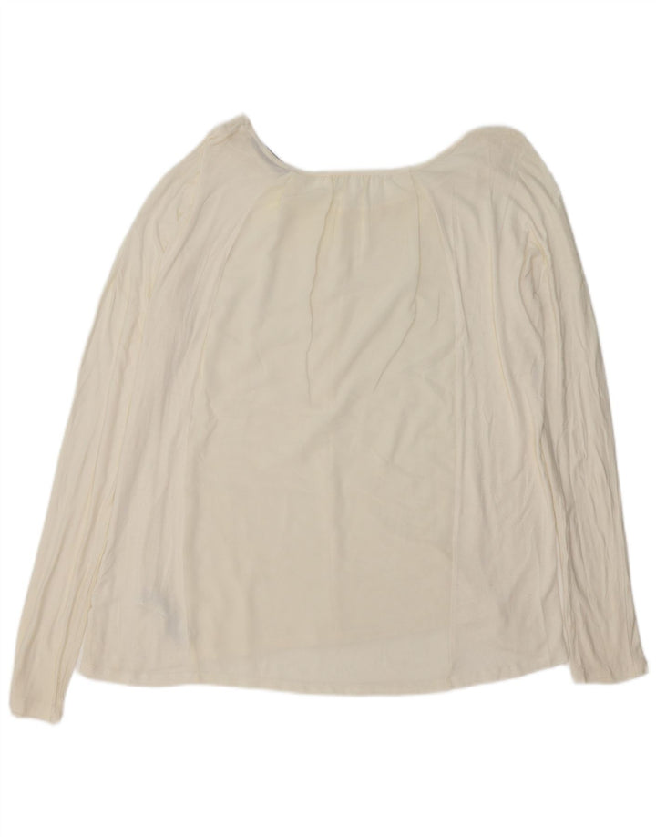 Damska bluzka oversize FRENCH CONNECTION UK 14 Medium Off White