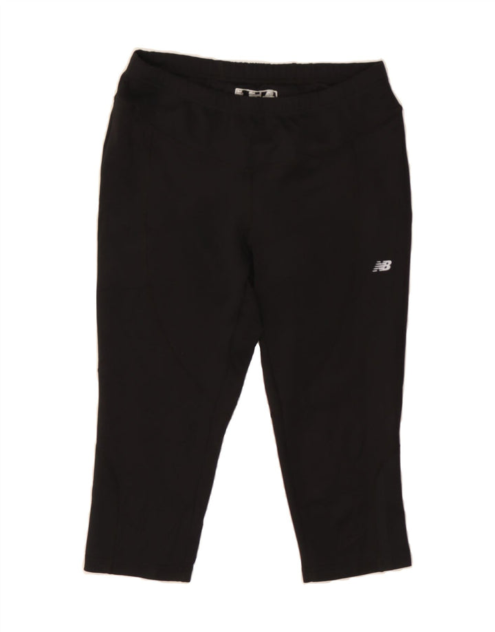 NEW BALANCE Womens Capri Leggings Medium Black Vintage New Balance and Second-Hand New Balance from Messina Hembry 