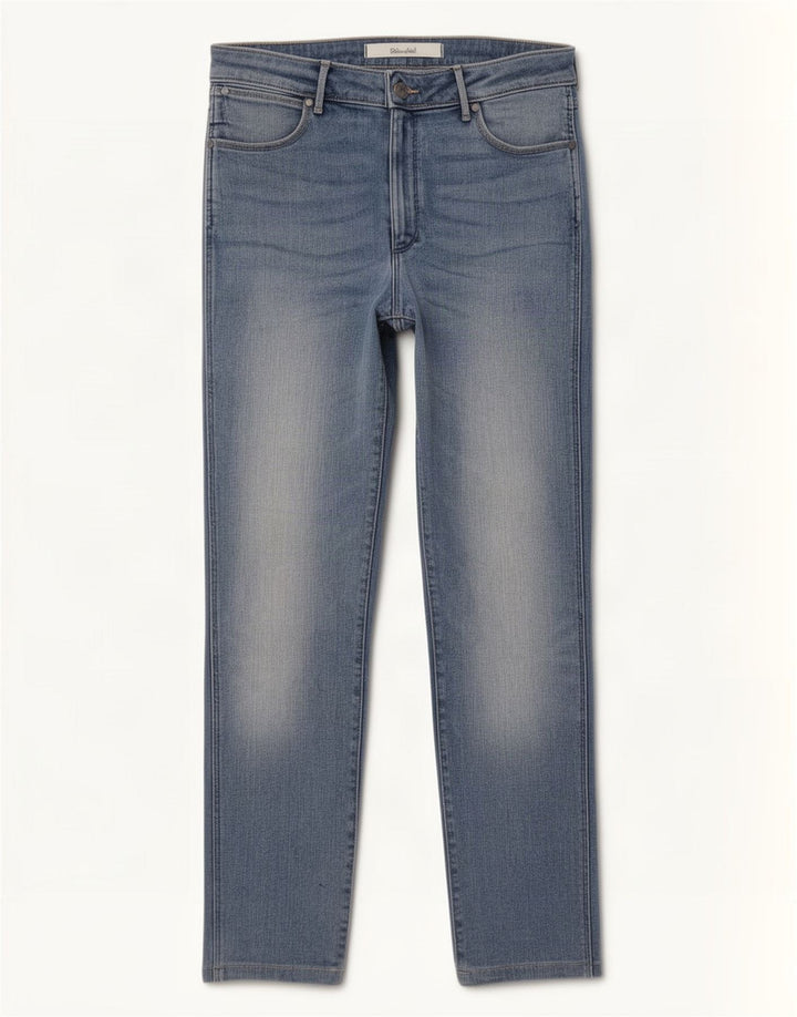 Wrangler Damskie Evalyn Slim Jeans W30 L27 Niebieskie bawełniane
