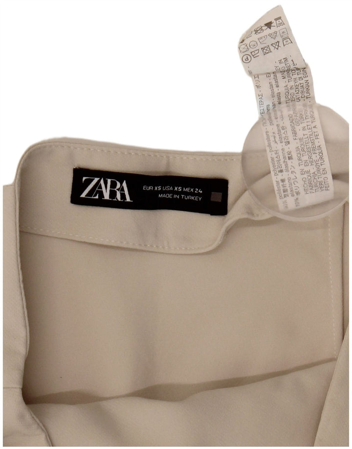 Skort damski Zara UK 4 XS Beżowy poliester
