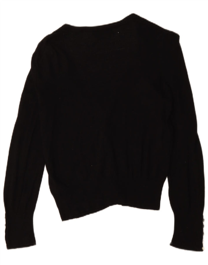 Sweter damski Marks & Spencer UK 12, średni czarny, wiskoza
