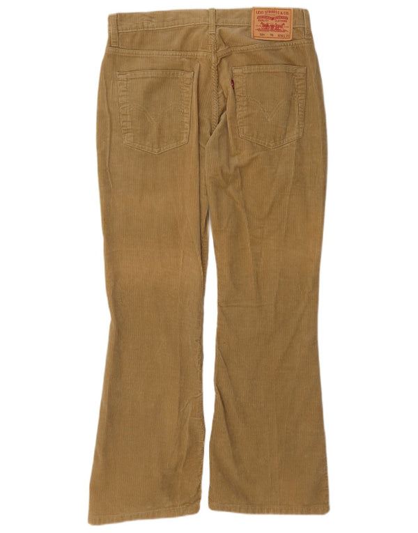 Męskie spodnie sztruksowe Levi's 584 Bootcut W32 L30 Beżowa bawełna