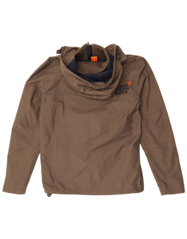 Męska kurtka wiatrówka z kapturem Superdry The Windhiker UK 36 Small Khaki