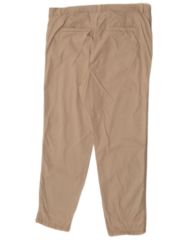 Spodnie Chino Marks & Spencer Damskie z wysokim stanem UK 16 Large W36 L30 Beżowe